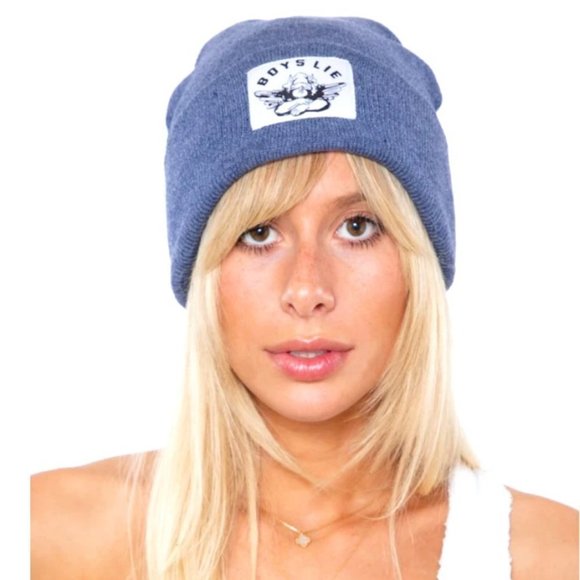 Boys Lie Accessories - Boys Lie | Heather Navy Beanie